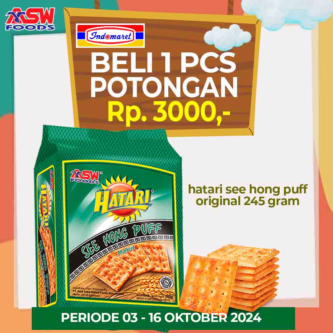 PROMO HEMAT SEE HONG PUFF  DI INDOMARET Periode Oktober 2024